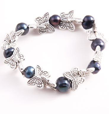 Bracelet Butterfly kisses and fresh water pearl II