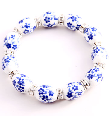 Armband strass & forget-me-nots II