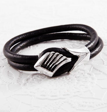 Bracelet Leather and Wing