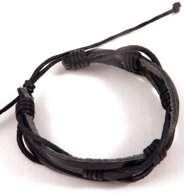 Leather bracelet winding I