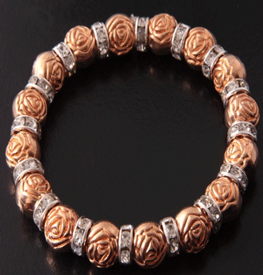 Armband Rose gold Chique and roses