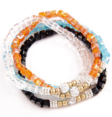 bracelet Squared crystals and strass