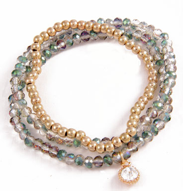 bracelet set rainbow crystal