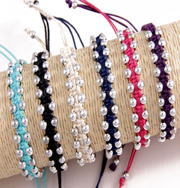 bracelet Bead braid double