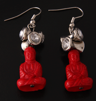 Earrings Buddha II