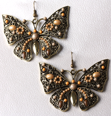 Earrings Big Butterfly