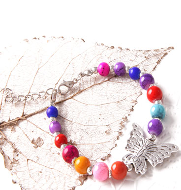 Armband Colors and big butterfly