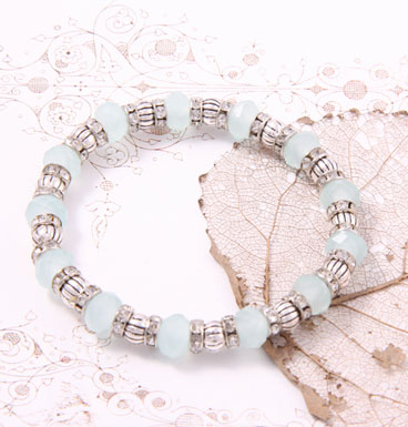 Bracelet Small Ice blue Crystals