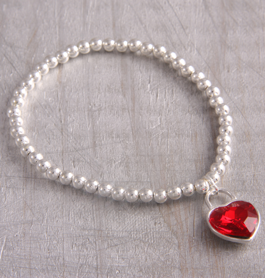 Armband Red hearted