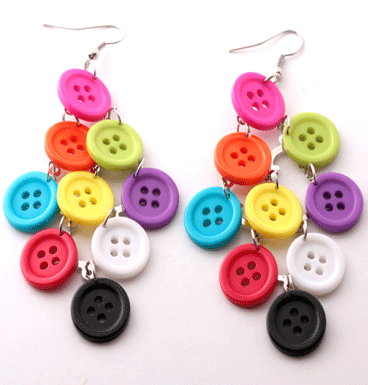 Earrings button-up