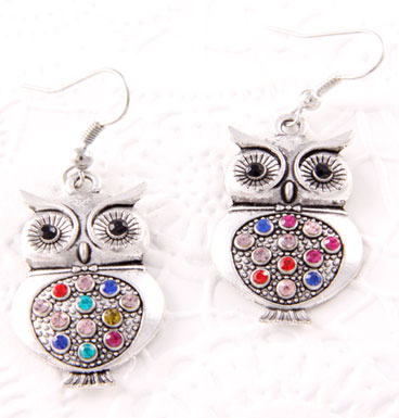 Earrings Magic Owl