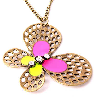 Necklace Summer Butterfly