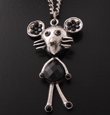 Necklace Groovy Mouse