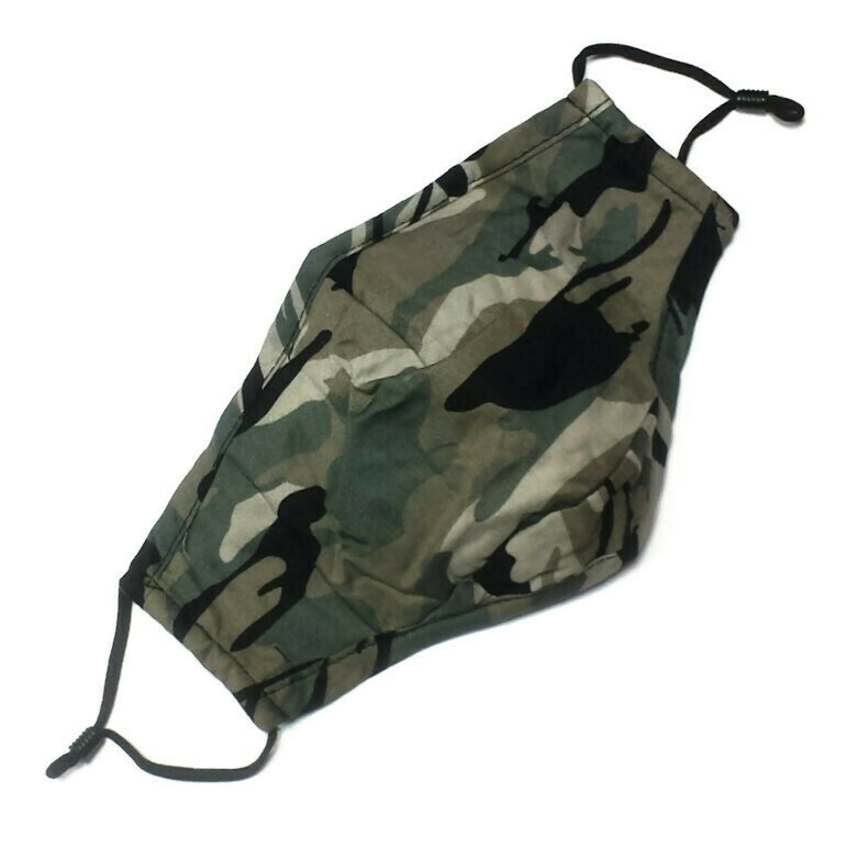 Masks with Camouflage Print