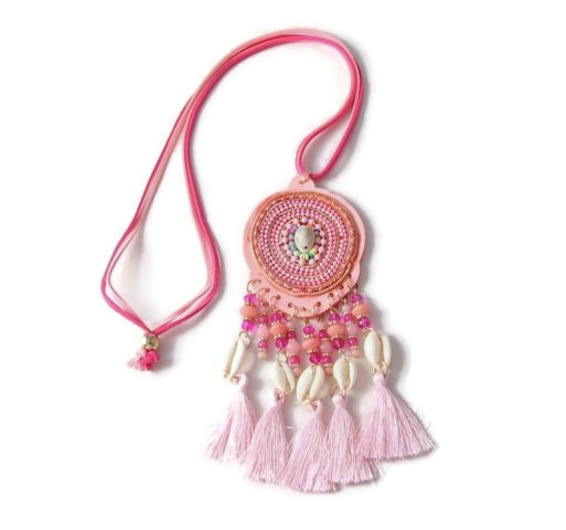 Ibiza Necklace Kauri-shell and beads
