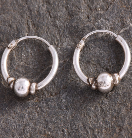Silver Bali Earrings