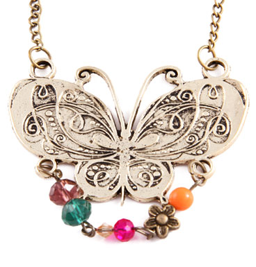 Ketting Beads and Butterfly