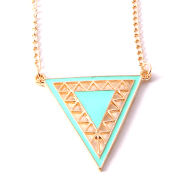 Necklace Singular Triangle